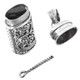 1 5/8" BALI HANDMADE 925 STERLING SILVER LARGE LOCKET PRAYER BOX PILLBOX pendant