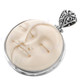 925 Silver Bison Bone Carved Moon Sun Goddess us Pendant