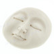 Cabochon Closed Eyes Undrilled Moonface Bison 1"(25mm)