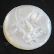 Cabochon Closed Eyes Carving Face Moon Sun 13/16"(21mm)