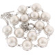 925 Sterling Silver White Mabe Pearl us 21" Necklace