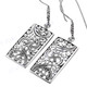 1 5/16" 925 Sterling Silver French Wires Earrings