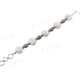 925 Sterling Silver Mabe Pearl 8" White Toggle Bracelet