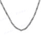 5mm Mens 925 Sterling Silver Byzantine Chain Necklace With Removable Endcap