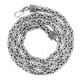 6mm Mens Handmade 925 Sterling Silver Byzantine Chain Necklace