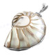 2 3/8" 925 Silver Genuine Natural Nautilus Shell Pendant