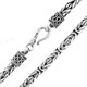 4mm Handmade 925 Sterling Silver Byzantine Chain Bracelet/Anklet