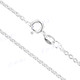 Anchor 1.3mm, 1.55mm, 1.9mm Italian Made Chain 925 Sterling Silver Necklace