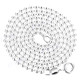 Ball 1mm, 1.5mm, 2mm Italian Made Chain 925 Sterling Silver Necklace