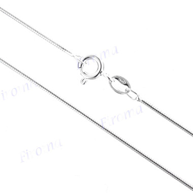 Snake 1mm, 1.5mm, 2mm Italian Made Chain 925 Sterling Silver Necklace