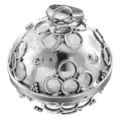 1 5/16" 925 Sterling Silver Round us Pendant