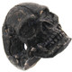 Mens Masonic Skull Dark Raw Patina 925 Sterling Silver Biker Ring