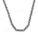 7mm Mens Thick Byzantine Bali Solid 925 Sterling Silver Chain Necklace