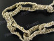 Glass Seed Beads 32" Beige Necklace