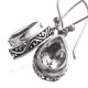 1/2" 925 Silver White Clear Quartz Teardrop French Earrings