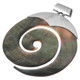 2" 925 Silver Blacklip Mother Of Pearl Tribal Maori Pendant
