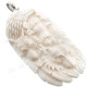 925 Silver Bison Bone Carved Totem Eagle Bear Wolf Pendant