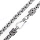 4mm Thick Wheat Style Handmade 925 Sterling Silver Bracelet Or Anklet