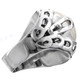 Bali Handmade White Mabe Cultured Pearl 925 Sterling Silver Ring