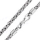 3mm Round Wheat Handmade Bali Oxidized 925 Sterling Silver Chain Anklet Bracelet