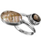 Sparkling Shell Smokey Quartz 925 Sterling Silver Ring