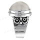White Mabe Cultured Pearl Wide 925 Sterling Silver Ring