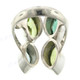 Blue Topaz Peridot  Marquise Combo 925 Sterling Silver Ring
