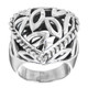 Rice Grain Inspired Filigree Bali Handmade 925 Sterling Silver Ring, US 6,8