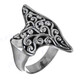 Scroll Filigree Bali Handmade 925 Sterling Silver Ring