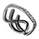Bali Handmade Ocean Surf Beach Wave 925 Sterling Silver Band Ring