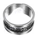 Peace Sign 925 Sterling Silver Band Ring