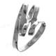 Looping Bows 925 Sterling Silver Band Ring