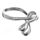 Looping Bows 925 Sterling Silver Band Ring