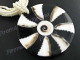 Cone Shell In Resin 18" Black Cream Necklace