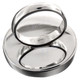 Shell Round Paua Abalone Filigree Overlay 925 Sterling Silver Ring, US 6,7,8