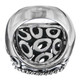 Heavy Scroll Design 925 Sterling Silver Statement Ring, US 6, 8, 8.5