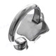 Peridot Mother Of Pearl Shell Flower Freshwater Cultured Pearl 925 Sterling Silver Ring, US 7.5, 8
