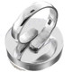 Hand carving Owl Buffalo Bone 925 Sterling Silver Ring