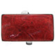 1 1/4" Rectangle Red Coral 925 Silver Ring