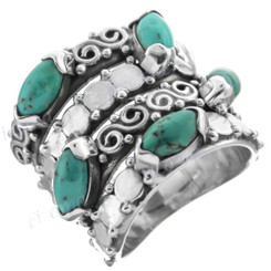Turquoise 925 Sterling Silver Ring