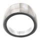 White Mother of Pearl Shell 925 Sterling Silver Band Ring