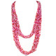 Seed Beads us 26" Framboise Clear Necklace Bead