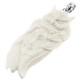 2 15/16" 925 Silver Bison Bone Carved Owl Goddess Pendant