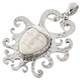2 13/16" 925 Silver Bison Bone Sun Goddess us Pendant