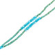Glass Seed Beads Nylon Buddha 30" Tassel Necklace Pendant