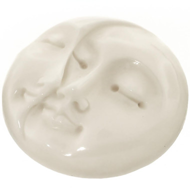 Cabochon Closed Eyes Undrilled Moonface Sun Bison 1"(25mm)