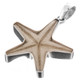 1 7/16" 925 Sterling Silver Seastar Starfish us Pendant