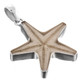 1 7/16" 925 Sterling Silver Seastar Starfish us Pendant