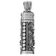 1 5/8" 925 Sterling Silver us Pillbox Locket Pendant