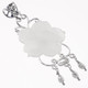 925 Silver Amethyst Freshwater Seed Pearl Flower Pendant